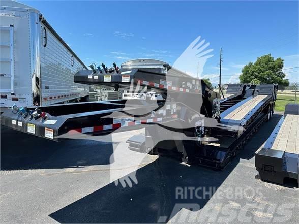 Load King 55 TON LOWBOY, 26' WELL, PONY MOTOR, REAR LIFT AXL Diepladers