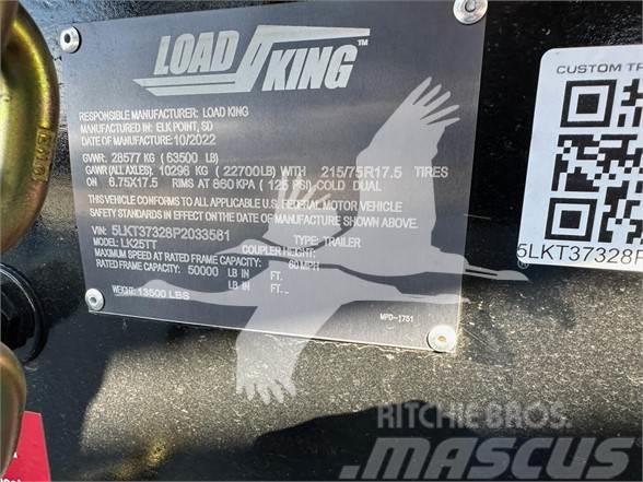 Load King TILT DECK, TRI AXLE, 50K CAPACITY, D-RIN Diepladers