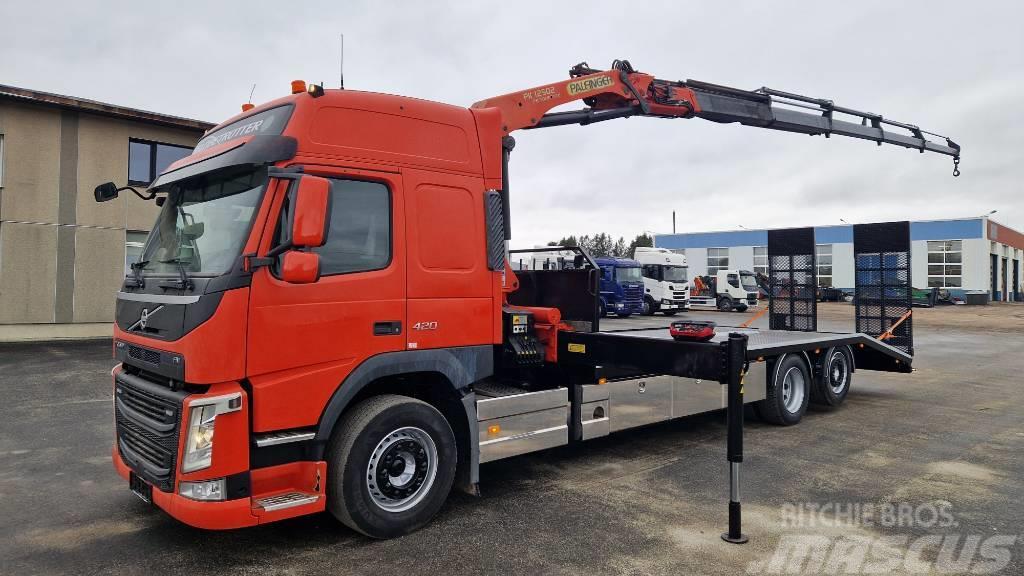 Volvo FM420 6X2*4 PK12502 Vrachtwagen met vlakke laadvloer en lier