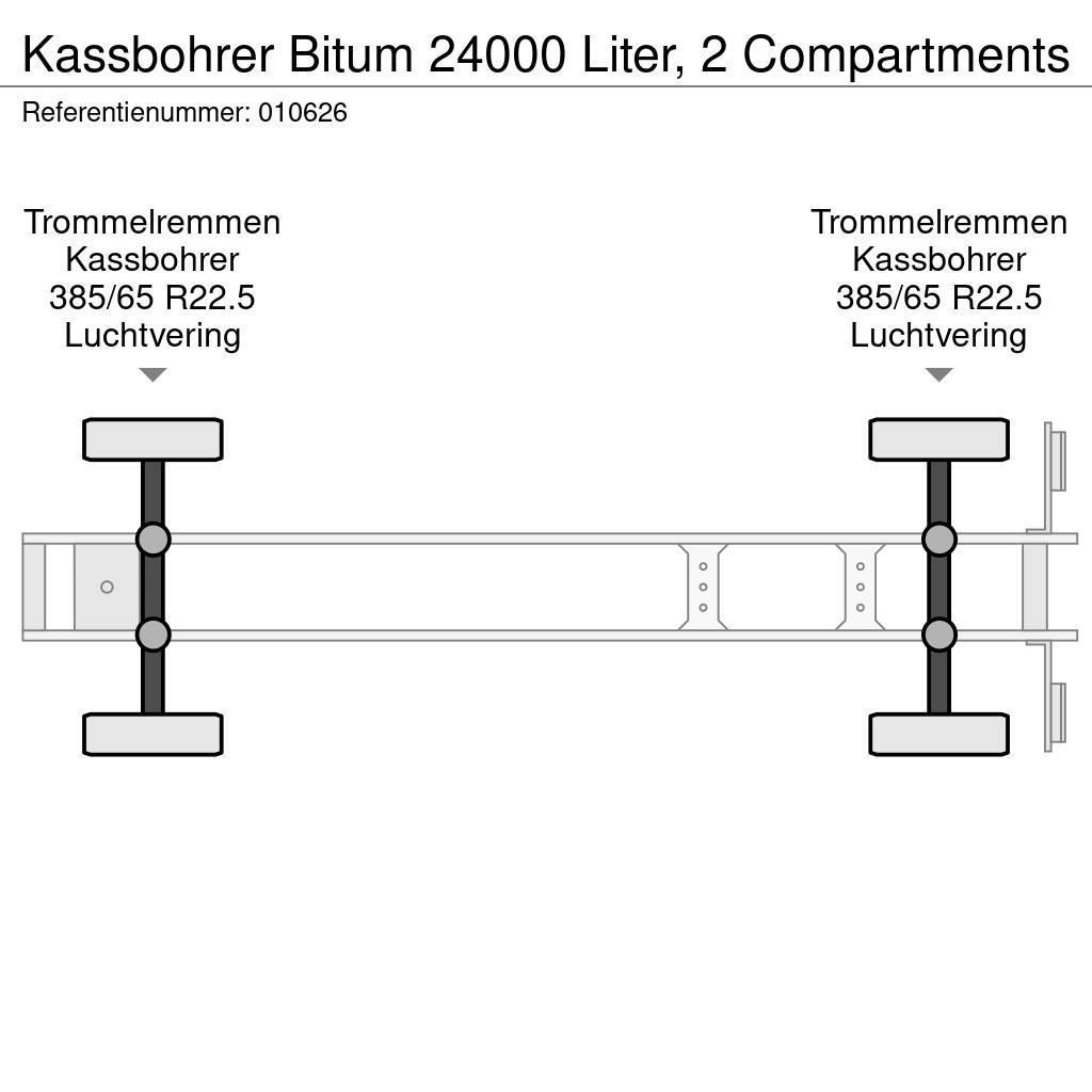 Kässbohrer Bitum 24000 Liter, 2 Compartments Tankopleggers