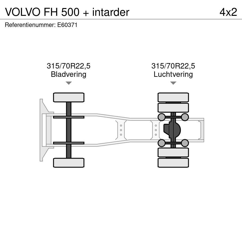 Volvo FH 500 + intarder Trekkers