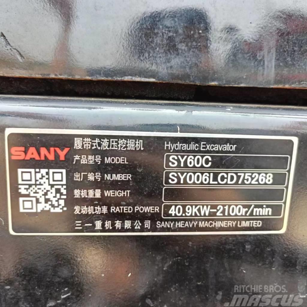 Sany SY 60 C Rupsgraafmachines
