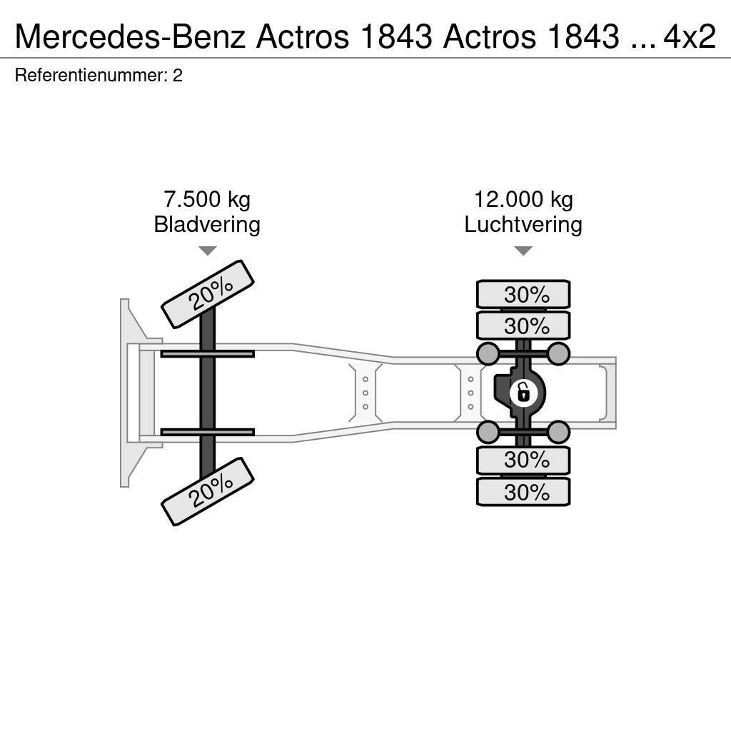 Mercedes-Benz Actros 1843 Actros 1843 ADR 4x2 RETARDER Trekkers