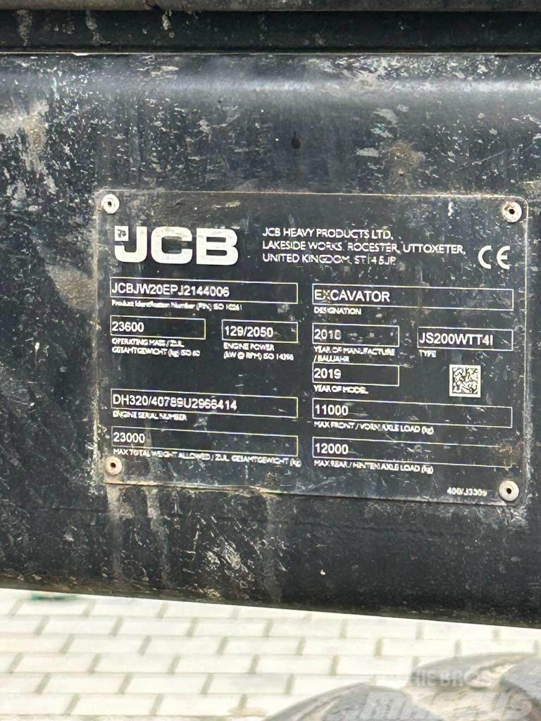 JCB JS 200 W Wielgraafmachines