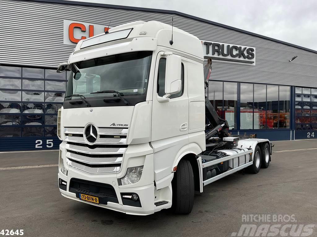 Mercedes-Benz ACTROS 2648 Euro 6 Multilift 26 Ton haakarmsysteem Vrachtwagen met containersysteem
