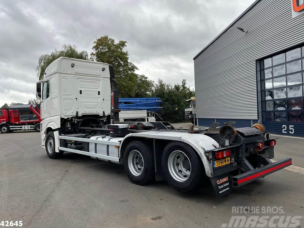 Mercedes-Benz ACTROS 2648 Euro 6 Multilift 26 Ton haakarmsysteem Vrachtwagen met containersysteem