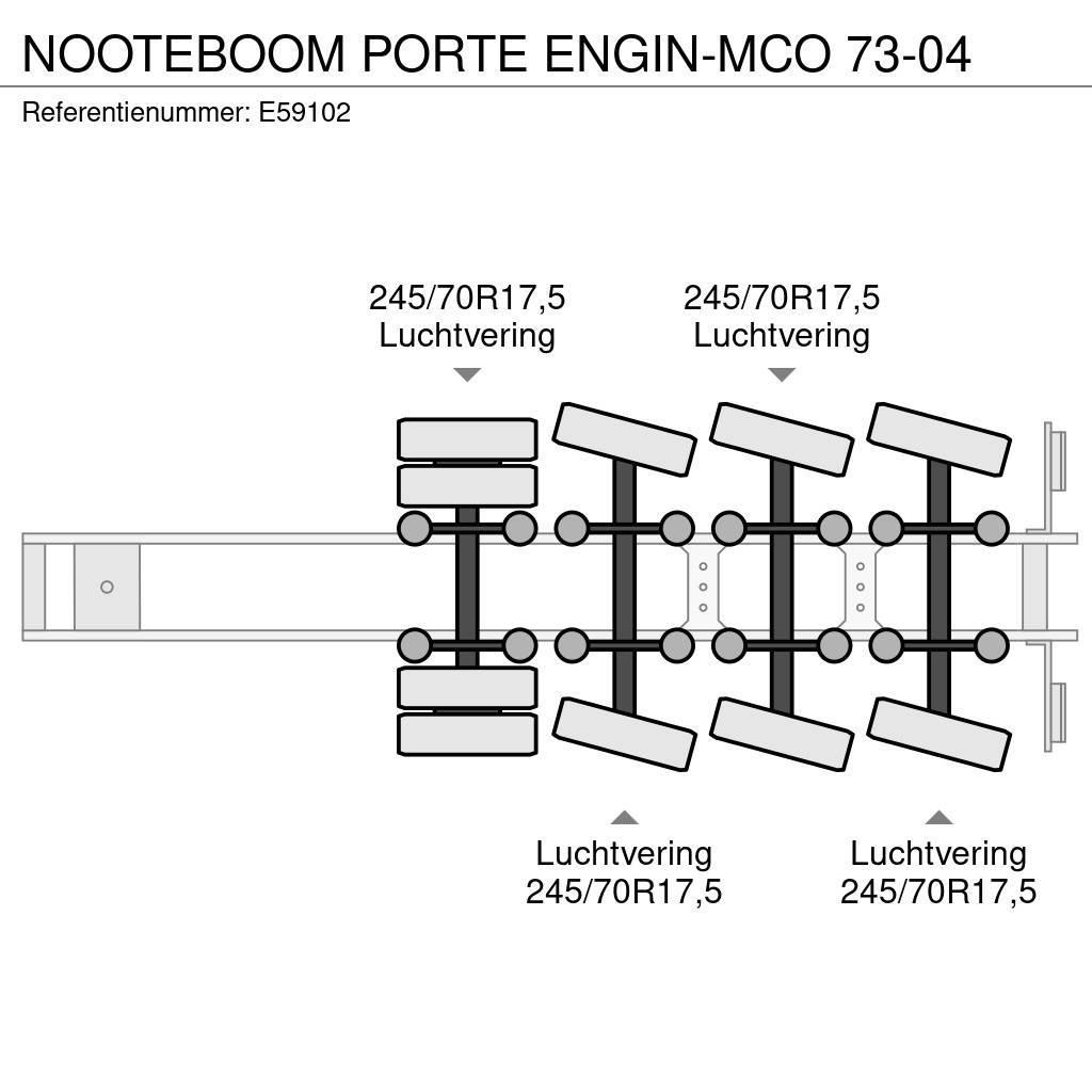 Nooteboom PORTE ENGIN-MCO 73-04 Diepladers