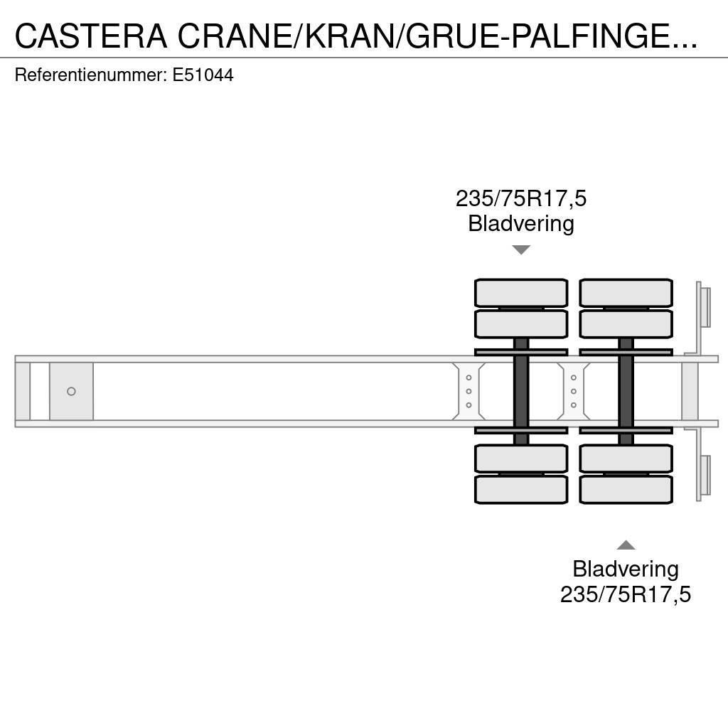 Castera CRANE/KRAN/GRUE-PALFINGER 22002 (2xHydr.) Diepladers