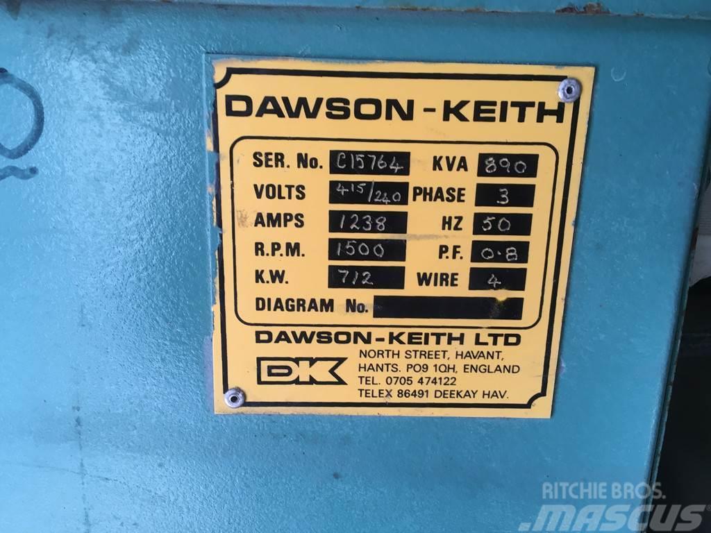 Dorman WSON-KEITH SC6340 GENERATOR 890 KVA USED Diesel generatoren