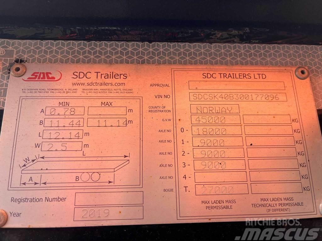 SDC TRAILERS Semitrailer Containerchassis