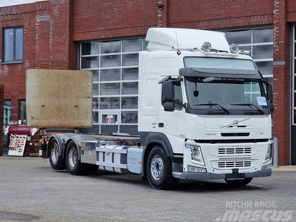 Volvo FM 13.500 Globetrotter 6x2 - BDF - Zepro loadlift Containertrucks met kabelsysteem