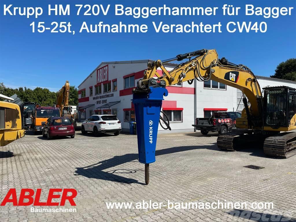 Krupp HM 720 V Abbruchhammer für Bagger 15-25t Sloopgraafmachines