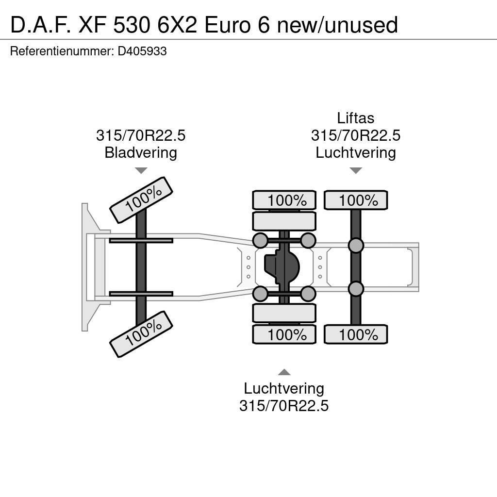 DAF XF 530 6X2 Euro 6 new/unused Trekkers