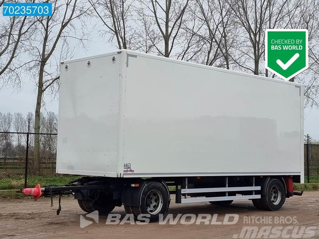 Burg BPA 10-10 GRNXX 2 axles NL-Trailer TÜV 12-24 Ladeb Gesloten opbouw trailers