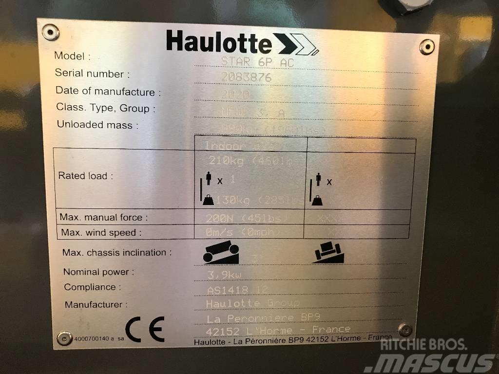 HAULOTTE STAR 6 PICKING AC Personenliften en invalideliften