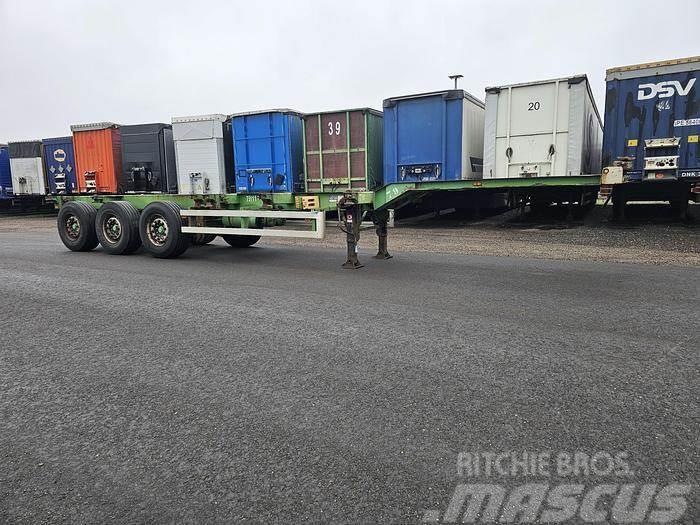Renders RSCC 12-27cc | 3 AXLE CONTAINER CHASSIS | 40 FT 2X Containerchassis