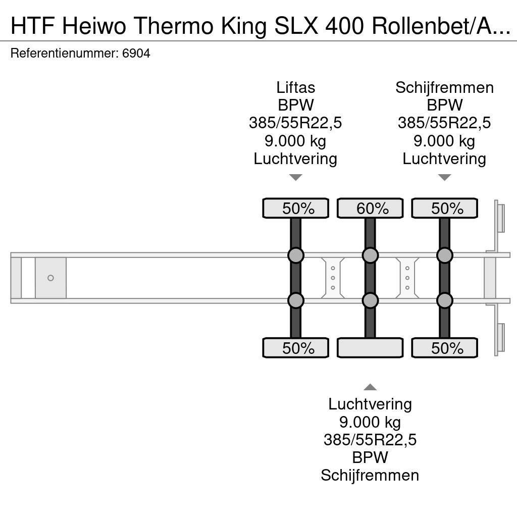 HTF Heiwo Thermo King SLX 400 Rollenbet/Aircargo Kopsc Koel-vries opleggers