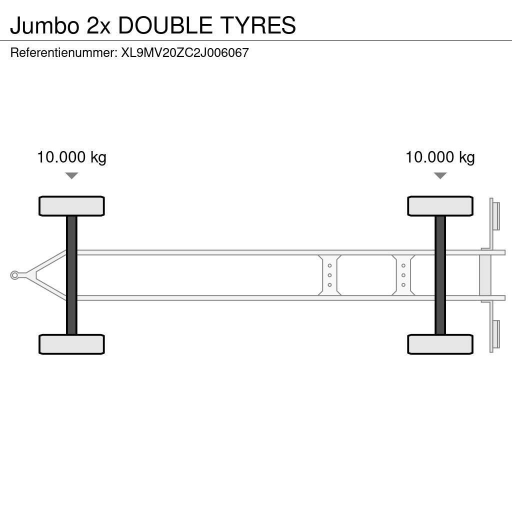 Jumbo 2x DOUBLE TYRES Schuifzeilopbouw