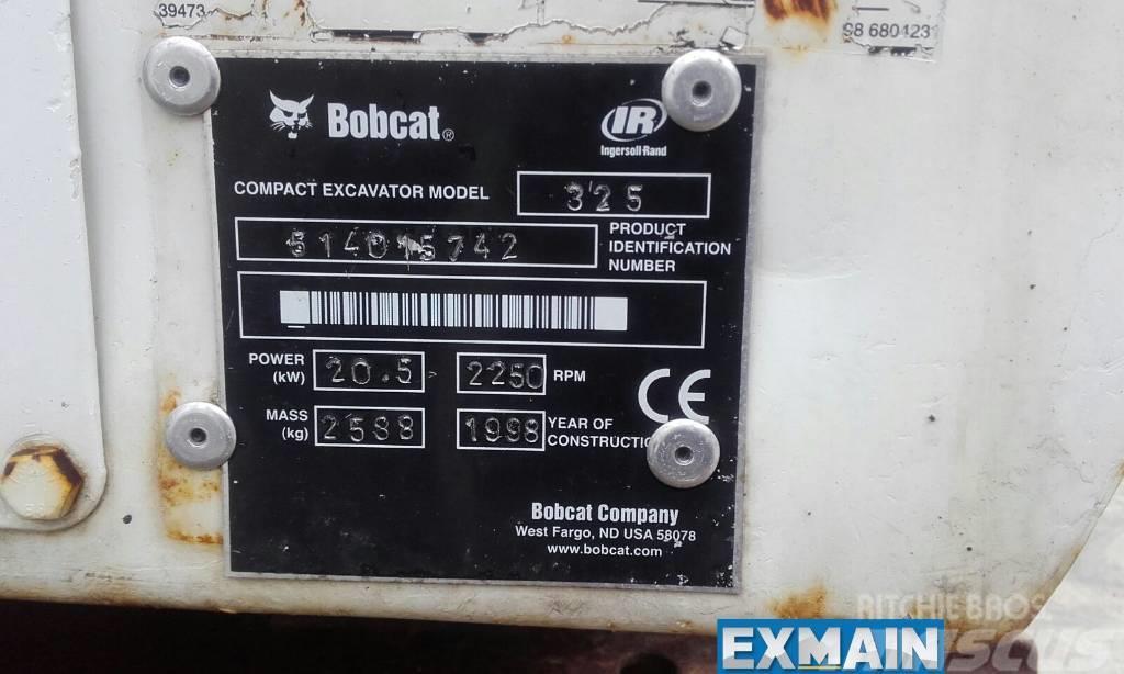 Bobcat X 325 Minigraafmachines < 7t