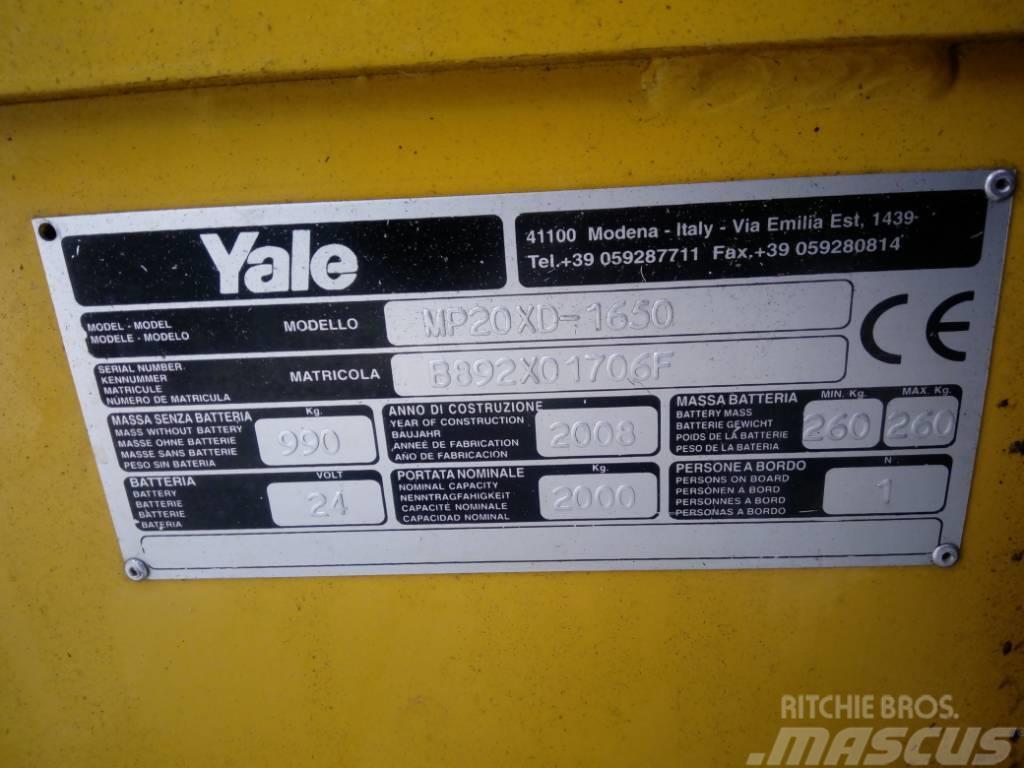 Yale MP 20 XD Pallettruck met meerij platform