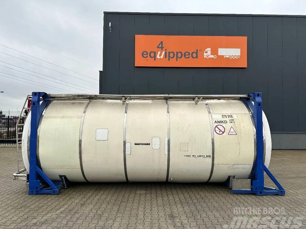 Van Hool 20FT SWAPBODY 30.900L, UN PORTABLE T11, 5Y+CSC ins tankcontainers