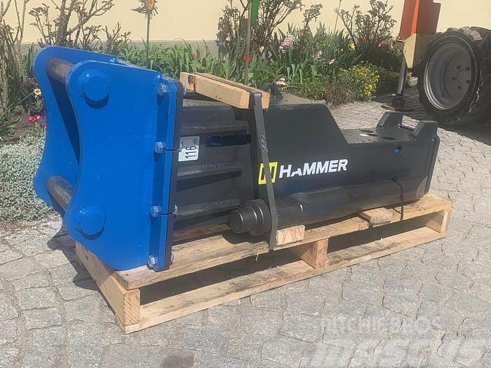 Hammer HM500 mit Martin M10 Hydraulikhammer Hamers en brekers
