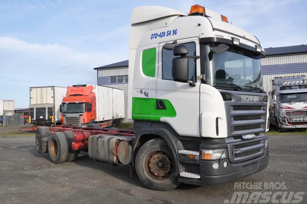 Scania R420 LB6X2*4MNA Chassis met cabine