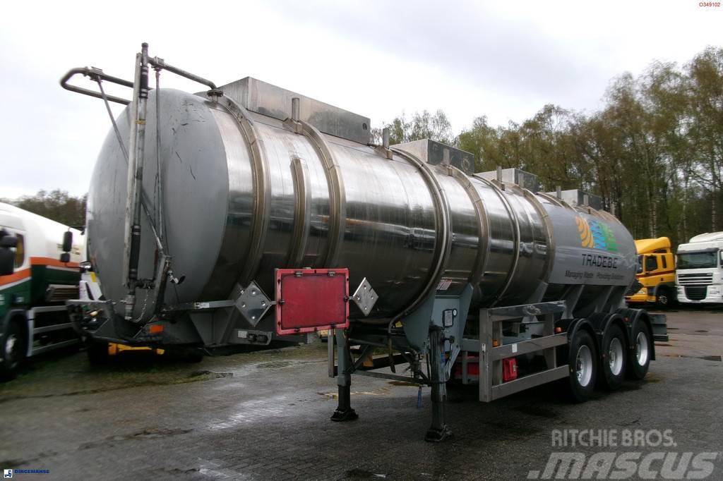  Clayton Chemical tank inox 30 m3 / 1 comp Tankopleggers
