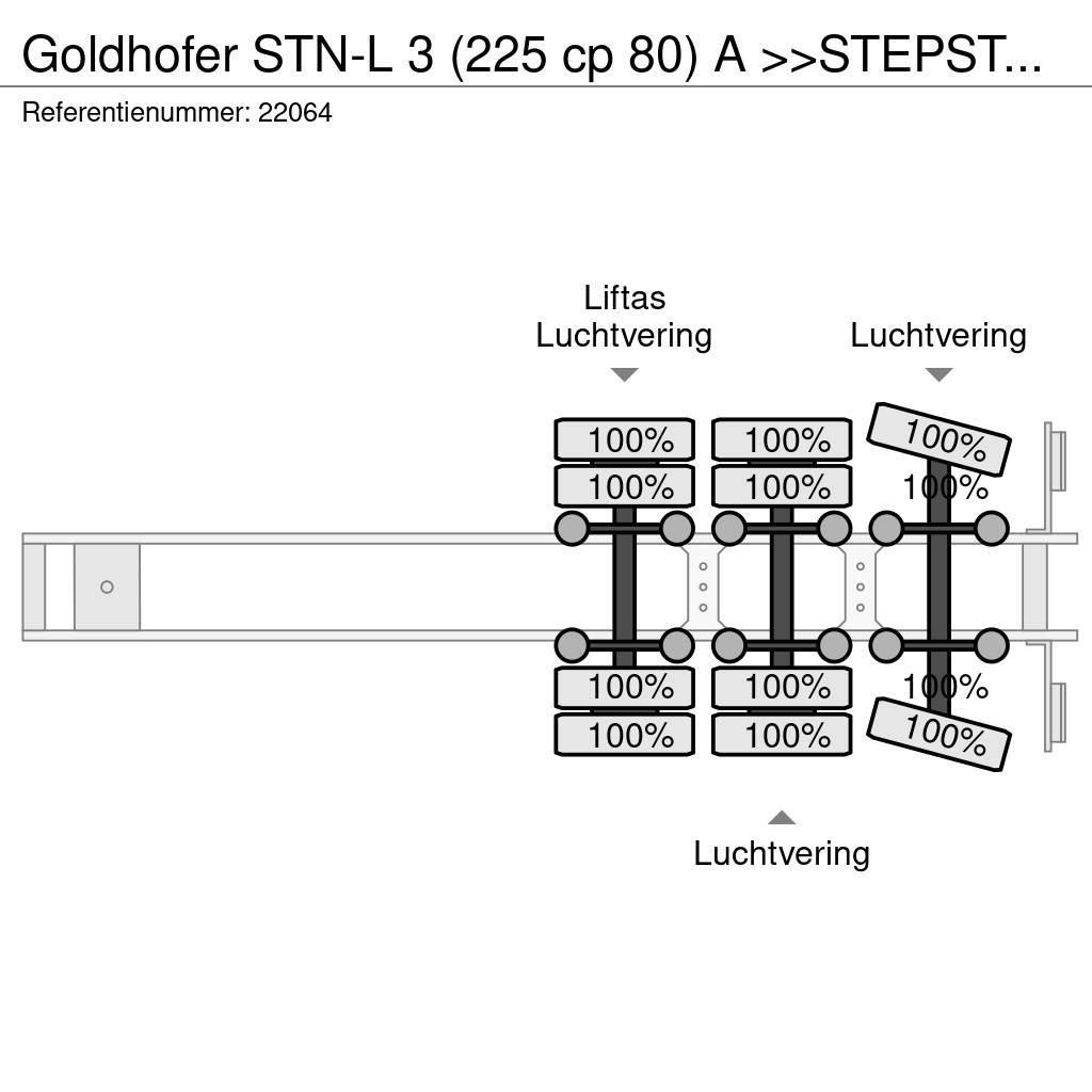 Goldhofer STN-L 3 (225 cp 80) A >>STEPSTAR<< (CARGOPLUS® tyr Diepladers