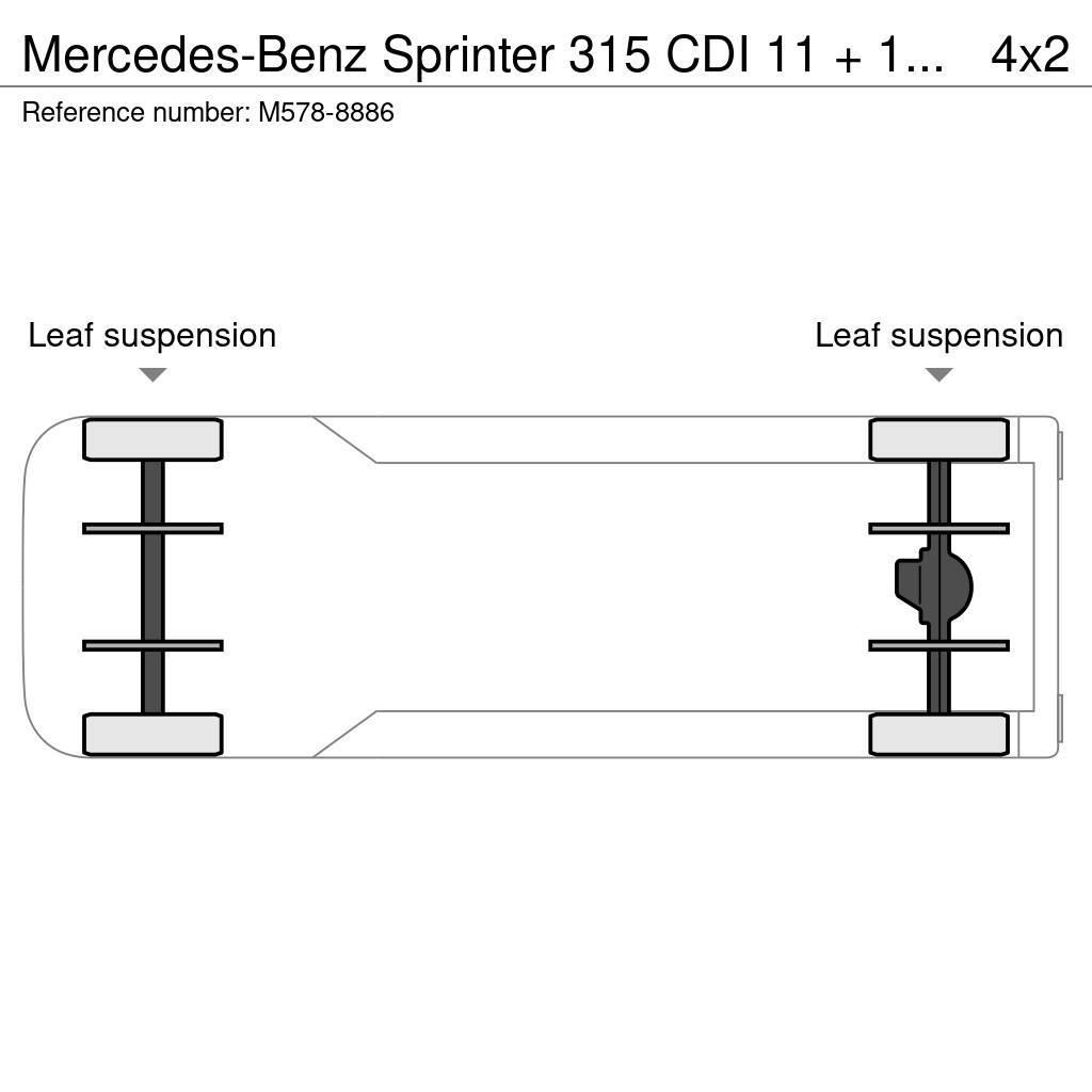 Mercedes-Benz Sprinter 315 CDI 11 + 1 SEATS / LIFT Minibussen