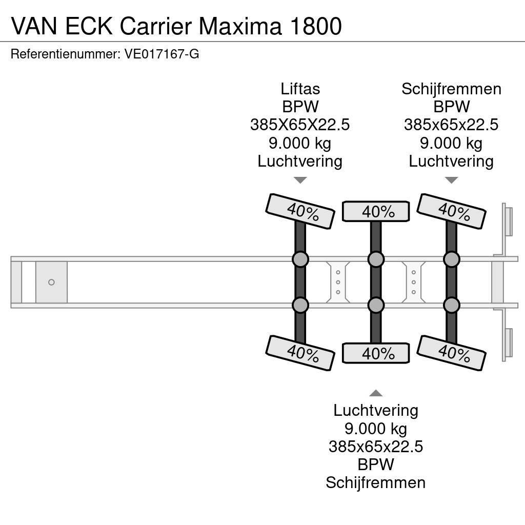 Van Eck Carrier Maxima 1800 Koel-vries opleggers
