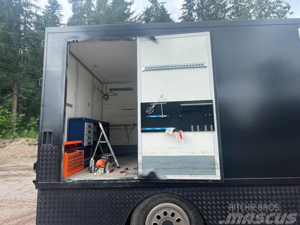 Renault Midlum matkailuauto/motocross huolto-auto Kampeerwagens en caravans