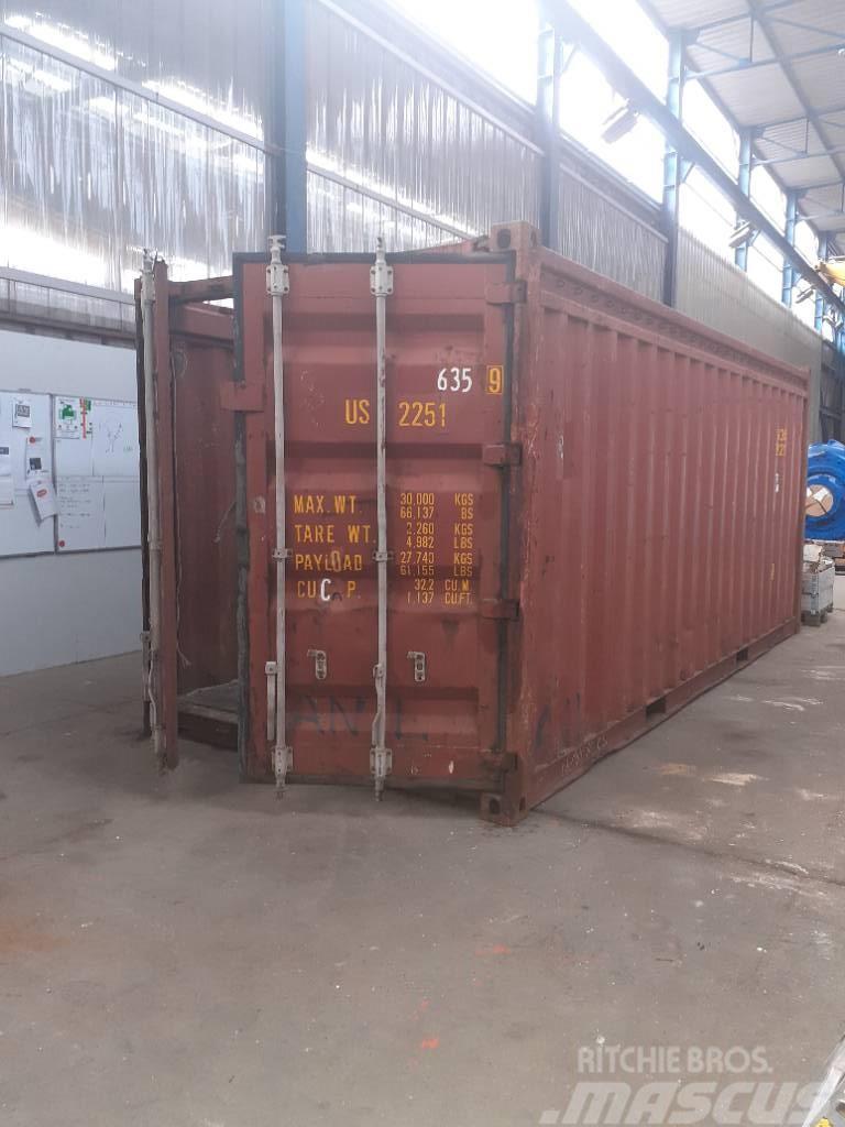  Container Open TOP 20 Pied Opslag containers