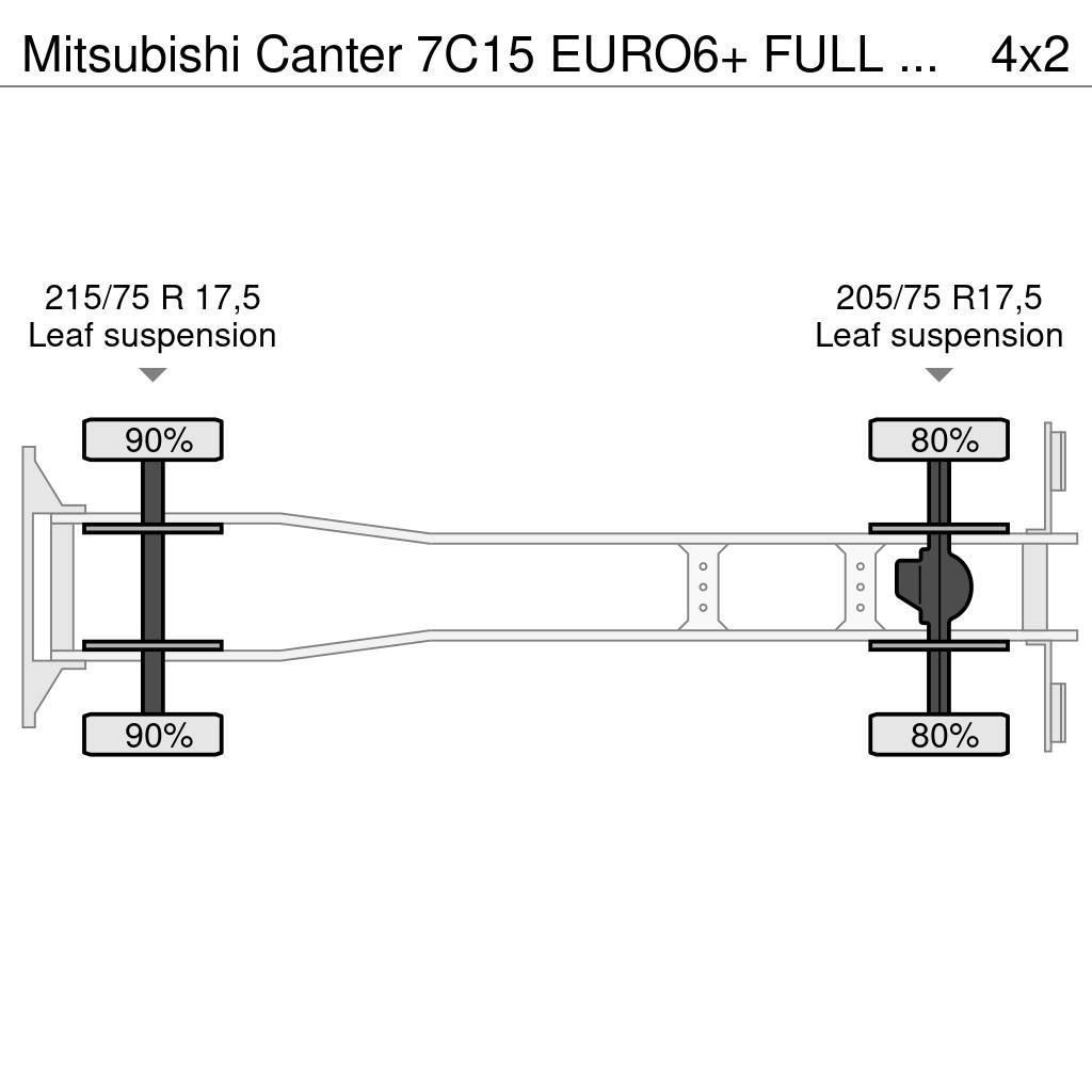 Mitsubishi Canter 7C15 EURO6+ FULL STEEL + AUTOMATIC Koelwagens
