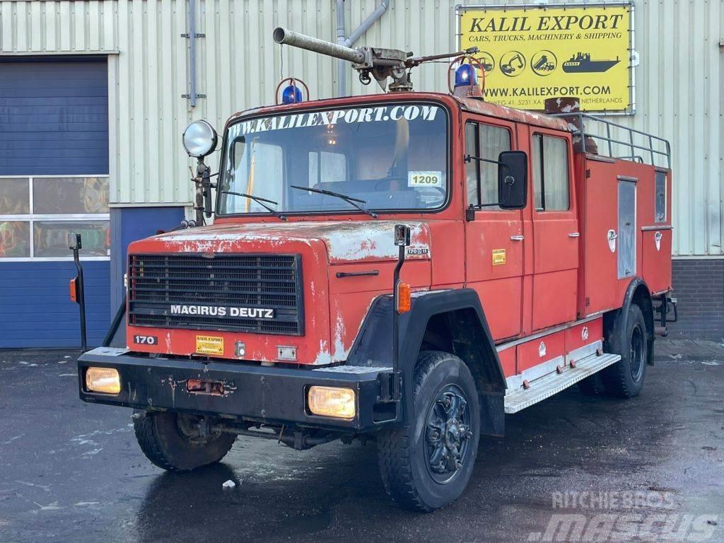 Magirus Deutz 170 Fire Fighting Truck 4x4 Complete truck G Brandweerwagens