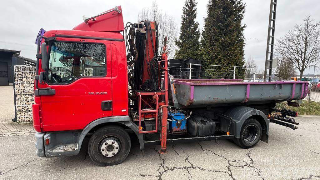 MAN TGL 12.220 Vrachtwagen met containersysteem
