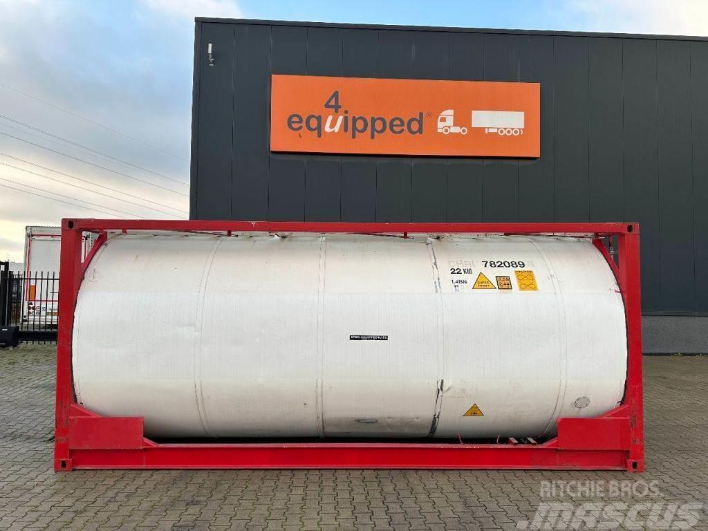 Van Hool 25.000L, 20FT, ISO T7, L4CH, valid 2.5Y/CSC-inspec tankcontainers