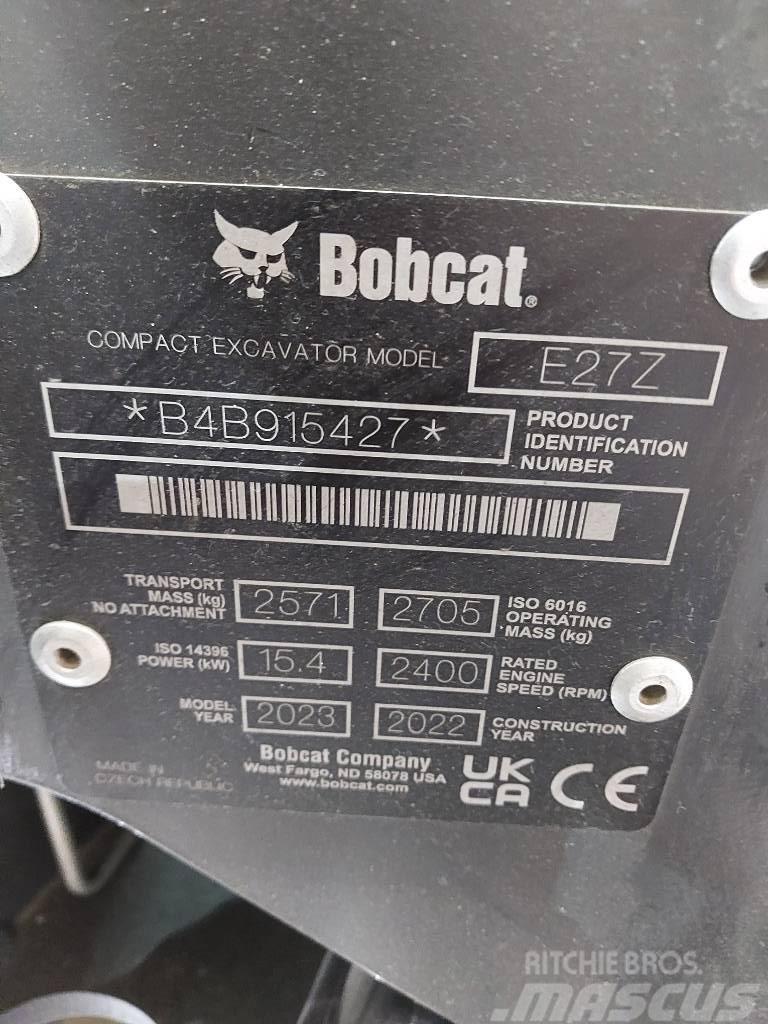 Bobcat E 27 Z Minigraafmachines < 7t
