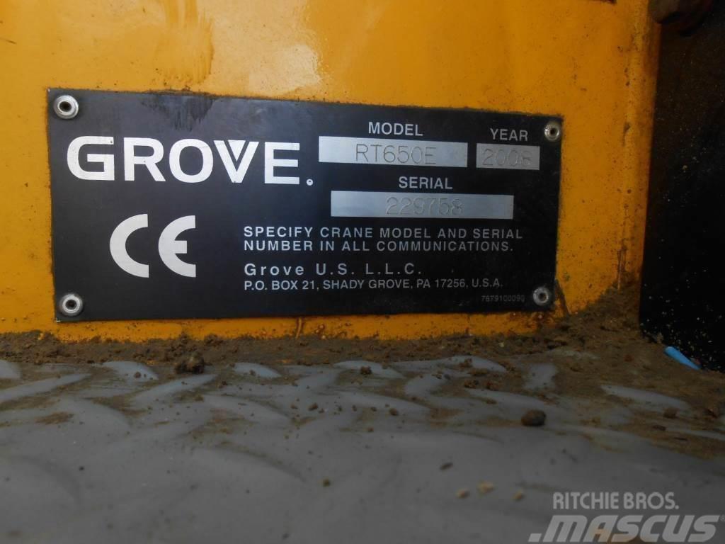 Grove RT 650 E Ruw terrein kranen