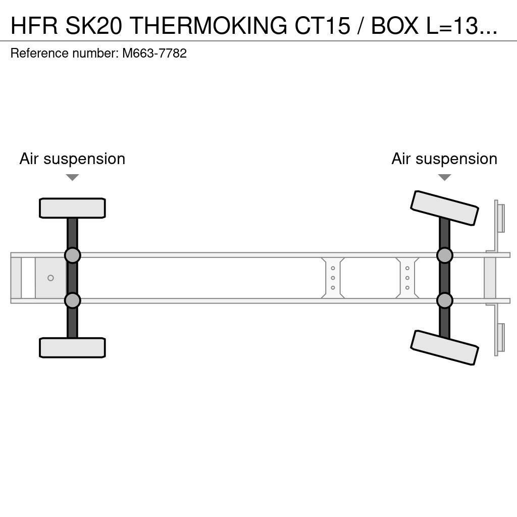 HFR SK20 THERMOKING CT15 / BOX L=13450 mm Koel-vries opleggers