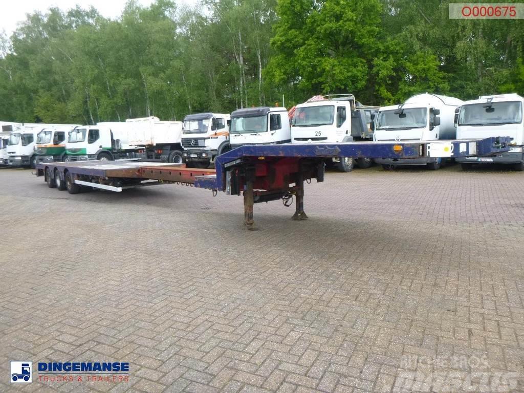 Nooteboom 3-axle semi-lowbed trailer OSDS-48-03V / ext. 15 m Diepladers