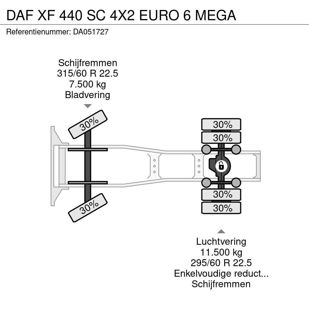 DAF XF 440 SC 4X2 EURO 6 MEGA Trekkers