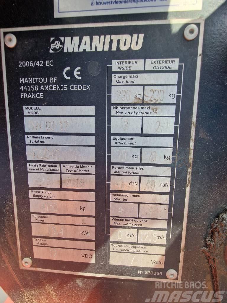 Manitou Mango 12 Knikarmhoogwerkers