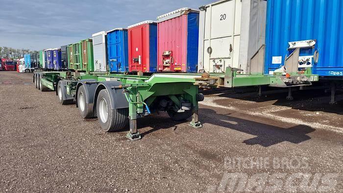  JTF TRAILERS 3A43T20-40 | 6 axle lzv combi 20 and Containerchassis