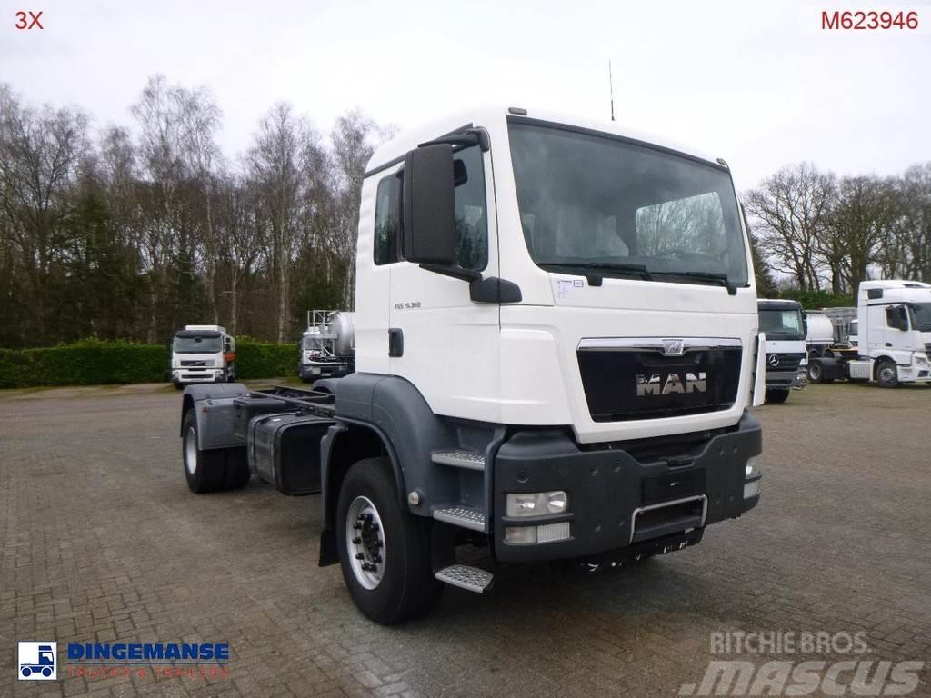 MAN TGS 19.360 4X2 BBS manual Euro 2 chassis + PTO Chassis met cabine