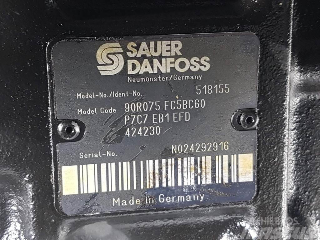 Sauer Danfoss 90R075FC5BC60P7C7-518155-Drive pump/Fahrpumpe/Pomp Hydraulics