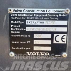 Volvo EC220E Rupsgraafmachines