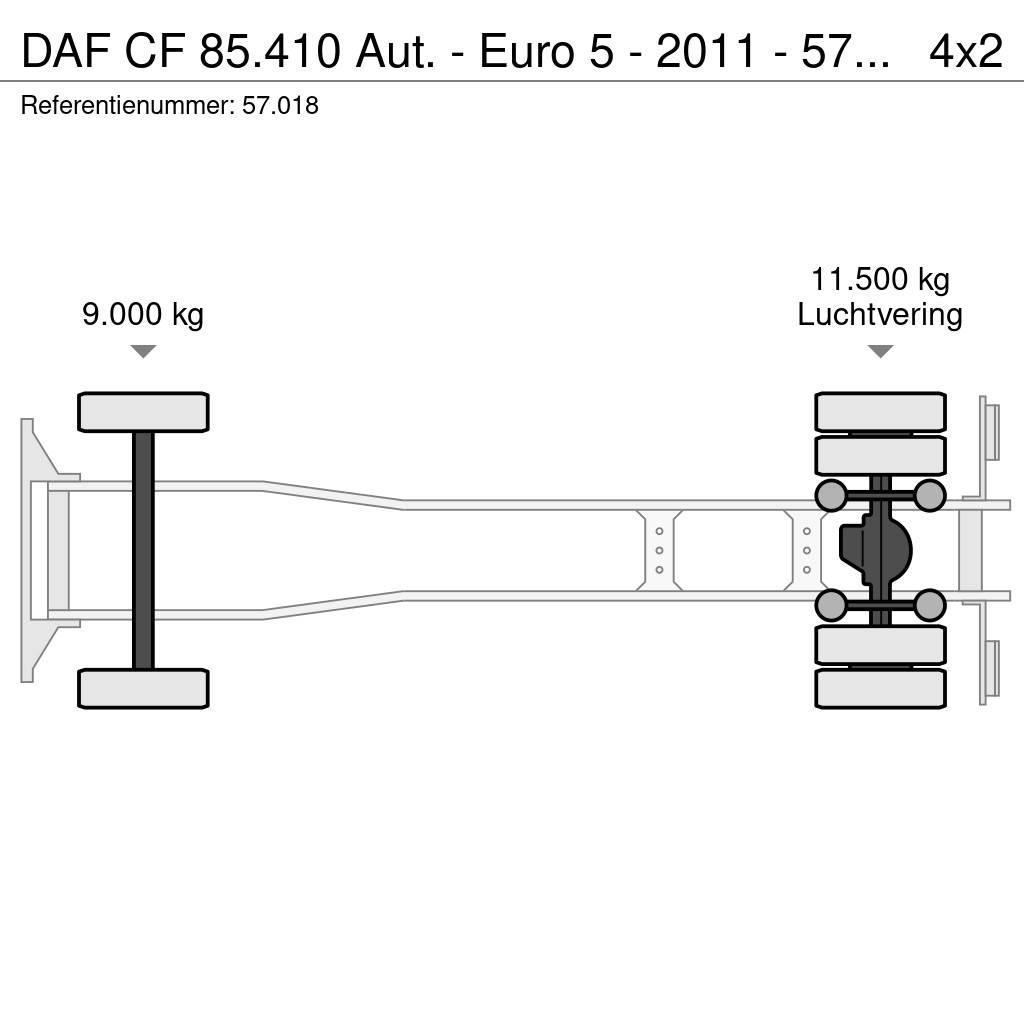 DAF CF 85.410 Aut. - Euro 5 - 2011 - 57.018 Kipper