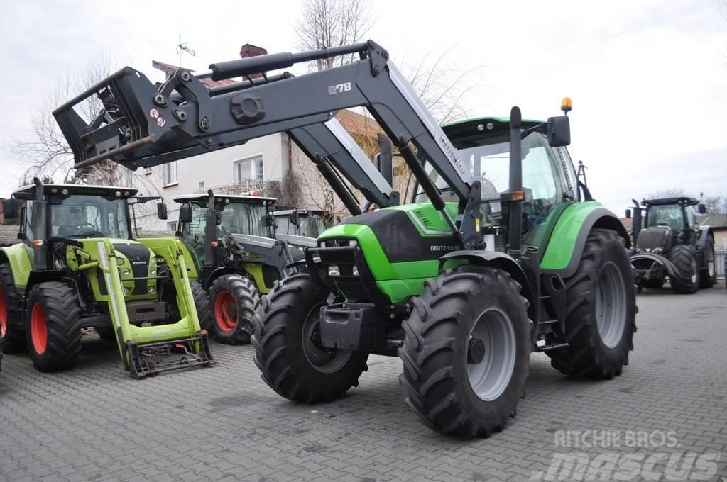 Deutz-Fahr AGROTRON 6160 P + QUICKE Q78 Tractoren