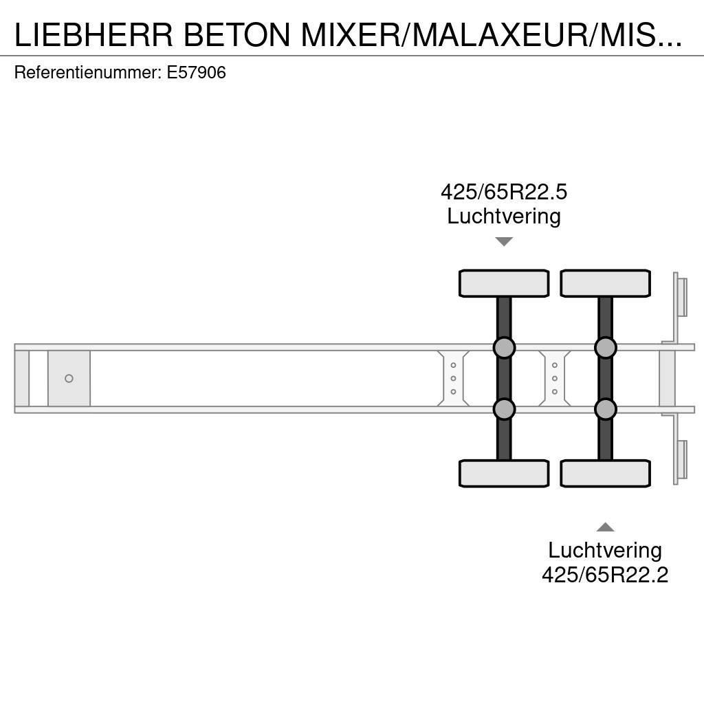 Liebherr BETON MIXER/MALAXEUR/MISCHER HTM 1204 - 12M³ Overige opleggers